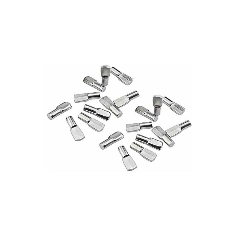 10 Stück Regalstifte, vernickelte Metall-Regalträgerstifte, für Nickelplatte für Schrank, Möbel, Schrank, Bücherregale, Silber – 7 mm | 07634066024200 10 Stück Regalstifte, vernickelte Metall-Regalträgerstifte, für Nickelplatte für Schrank, Möbel, Schrank, Bücherregale, Silber – 7 mm | 07634066024200