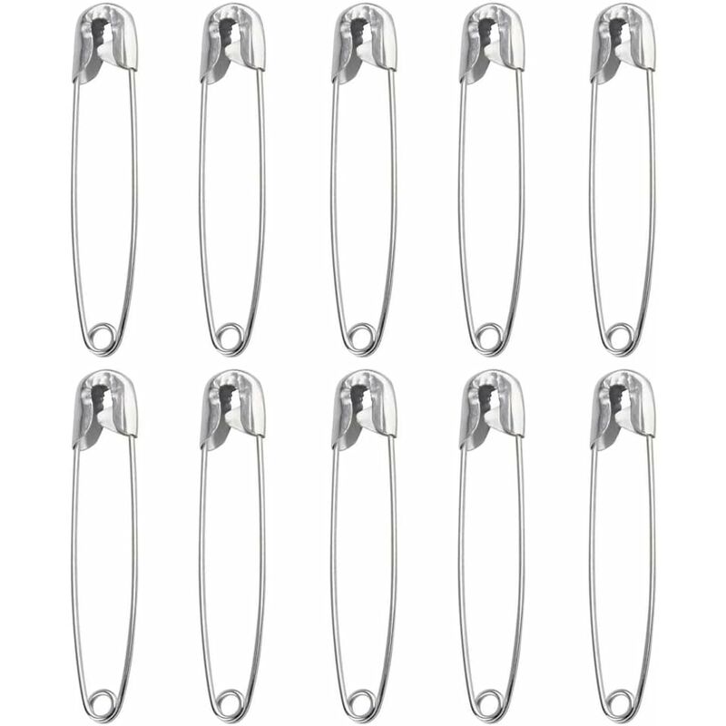 10 Stück Sicherheitsnadeln, Metall-Sicherheitsnadeln, 56 mm Sicherheitsnadel, für Näh- und Bastelarbeiten, Brosche, Rock, Kilts | 09465851337247 10 Stück Sicherheitsnadeln, Metall-Sicherheitsnadeln, 56 mm Sicherheitsnadel, für Näh- und Bastelarbeiten, Brosche, Rock, Kilts | 09465851337247