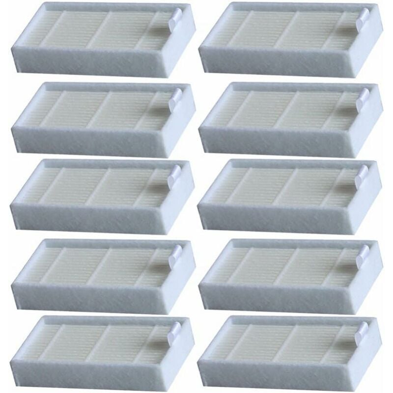 10 Stück Staubsaugerfilter HEPA-Filter für chuwi V3 iLife X5 V3+ V5 V5pro Ecovacs CR130 CR120 Cen540 Cen250 ml009 Vakuumteile, T-Audace | 09466991485713