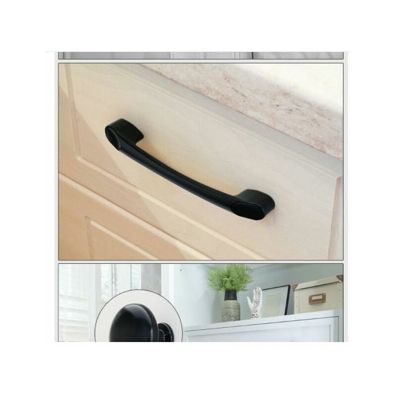 10 Stück t Bar Cabinet Knobs Black Drawer Knobs Pulls Handles for Kitchen and Bathroom Cabinet Furniture Hardware | 07634064010540 10 Stück t Bar Cabinet Knobs Black Drawer Knobs Pulls Handles for Kitchen and Bathroom Cabinet Furniture Hardware | 07634064010540