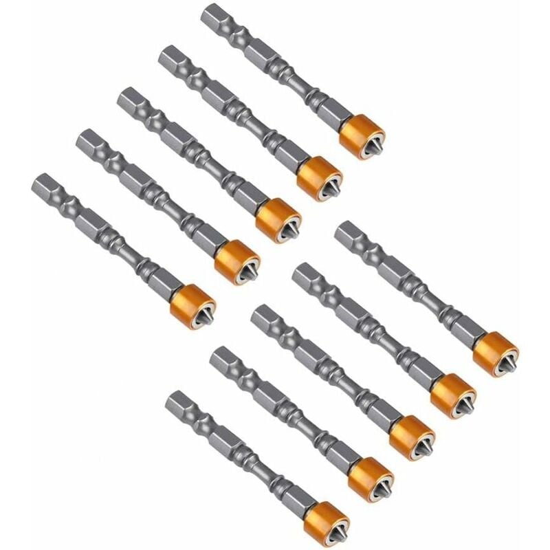 10 Stücke Trockenbau Schraubendreher Bits PH2 Sechskantschaft Magnetische Anti-Slip 65mm mit S2 Chromstahl für Gipskarton Trockenbau Schraube | 09102541534158 10 Stücke Trockenbau Schraubendreher Bits PH2 Sechskantschaft Magnetische Anti-Slip 65mm mit S2 Chromstahl für Gipskarton Trockenbau Schraube | 09102541534158