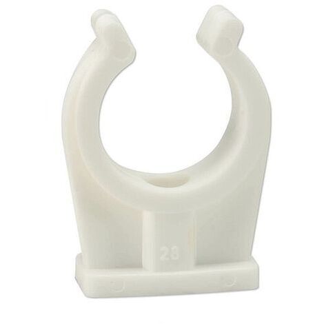 10 Stk. Einzel-Rohrclip 26 - 28 mm