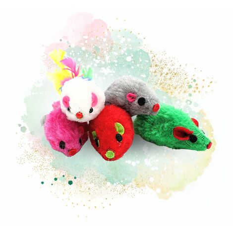 10 Stk. Lyra Pet® Spielmäuse