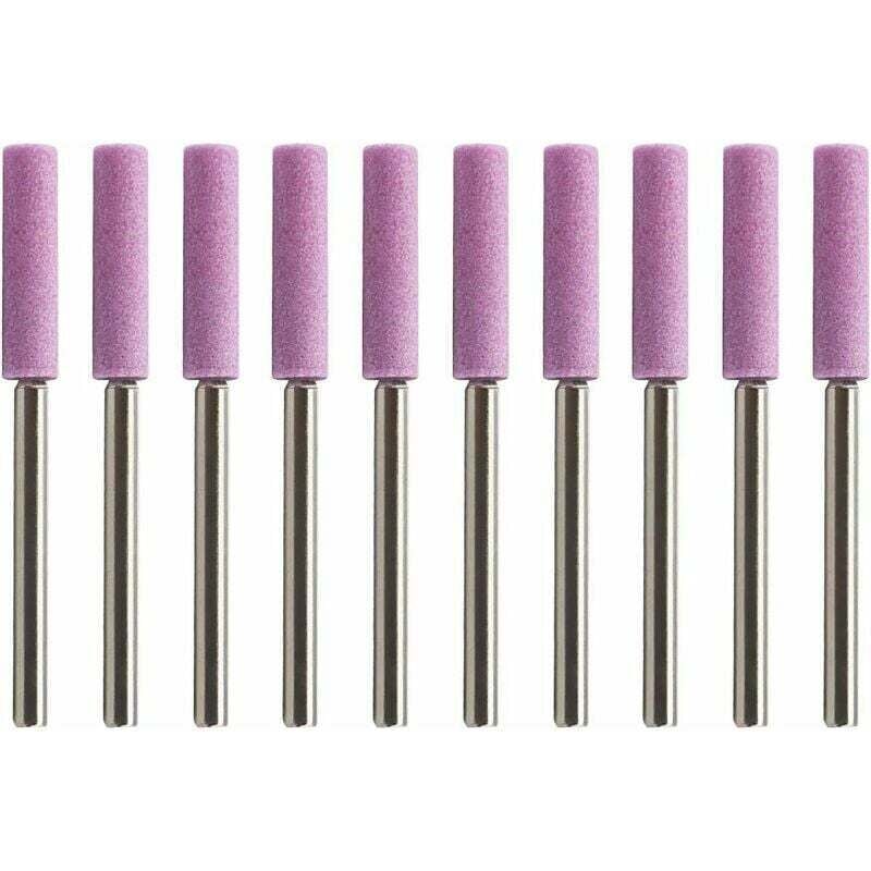 Image of 3/8-Zoll-Kettensägenschärfer (10er-Pack) zum Polieren von Kettensägenketten und Dornen (3-mm-Dorn)