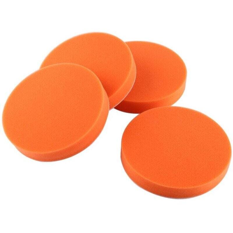 Image of 10 Stück 6"(150mm) Polierschwamm Polieren Wachsen Pad Kit Werkzeug für Auto Polierer Puffer Orange