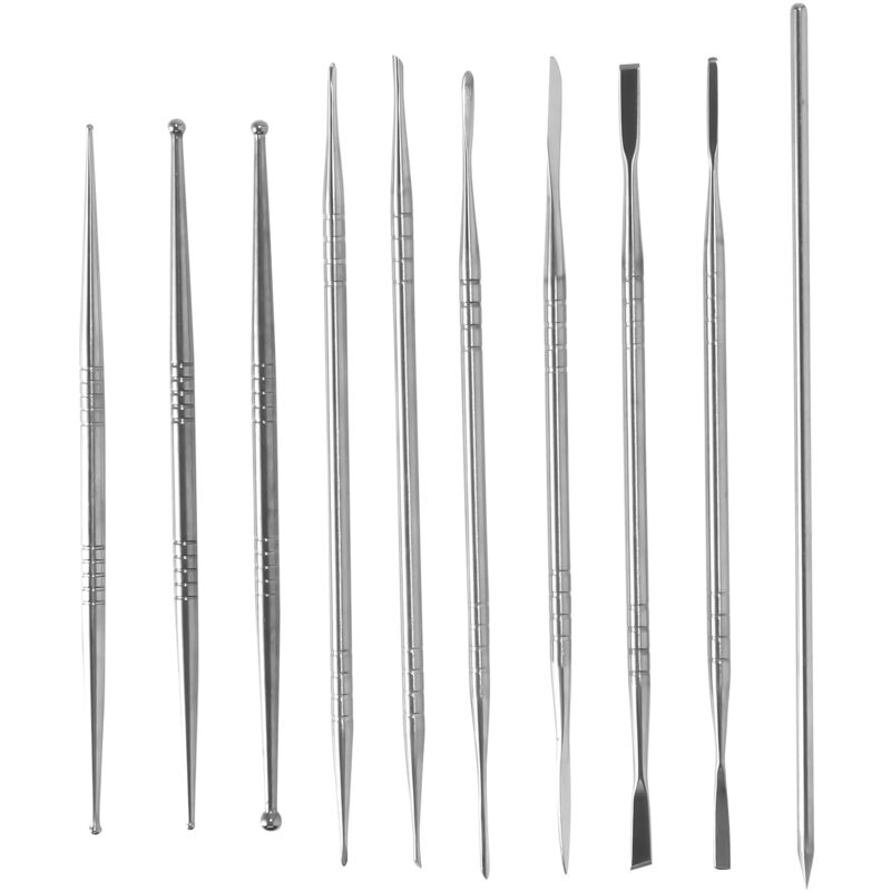 Image of 10 StüCk Edelstahl Ton Skulptur Gravur Werkzeuge zum Modellieren Schnitzen Keramik