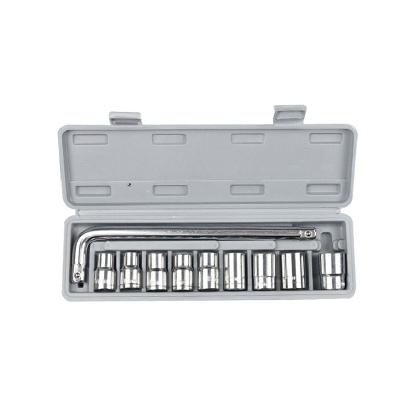 Image of 10-stück Hülse Kombination Werkzeug Set Ratsche Rad Reparatur Notfall Dreirad Auto Multifunktionale