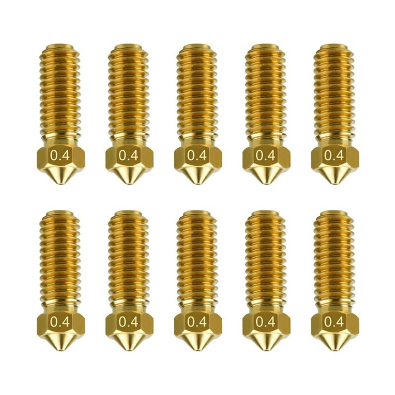 Image of 10 Stück Messingdüsen für 3, 3D-Druckerteile 0,4 mm Hochgeschwindigkeits-Kit 3 Combo
