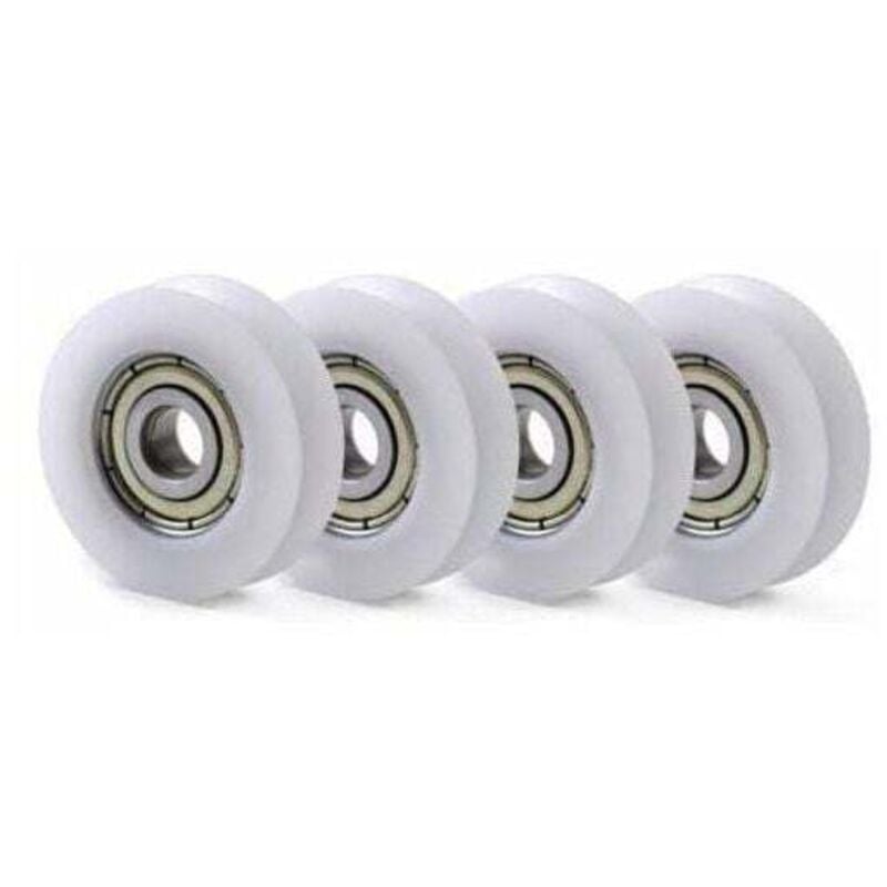 Image of 10 Stück U-Kunststoff-Nylon-Eingebettete 608-Rillenkugellager 8 30 10 mm Führungsrolle von DEBUNS