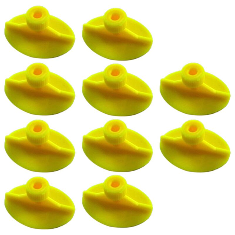 Image of 10 stück von Auto Dent Reparatur Werkzeuge Neue Gelb Pull-Tab Kopf Dichtung Saugnapf Kombination