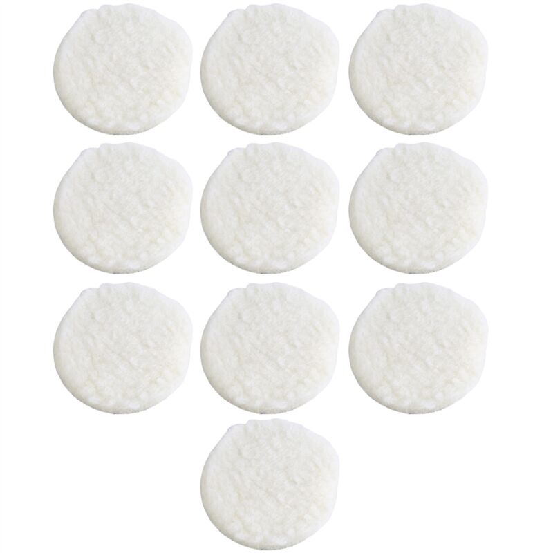 Image of 10 Stücke 125 Mm Auto Polier Scheibe 5 Polnischen Waxing Pads Polierer Motor Haube Lack Pflege