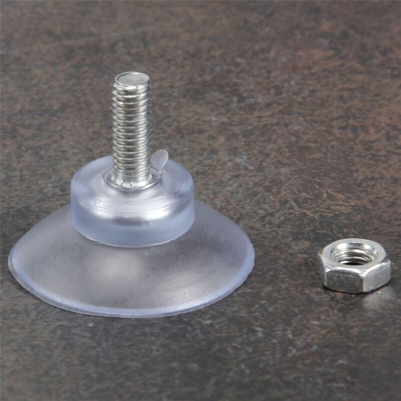 Image of Tlily - 10 StüCke Gummi Starker Saug Napf für Glas Tisch Platten mit M6 Schraube