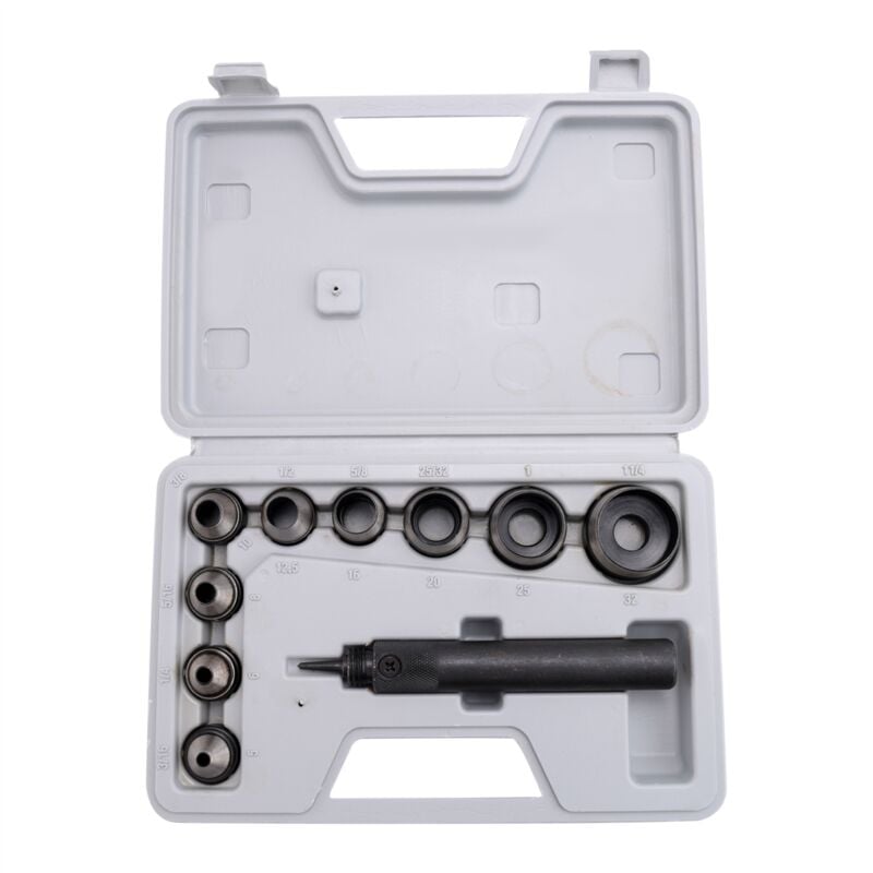 Image of 10 Stücke Schwere Hohl Schlagen Kit Set Dichtung Leder Gummi Stanzen Diy Perforier Werkzeuge