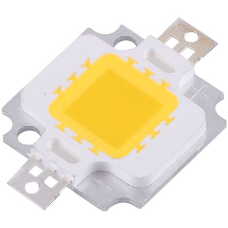 10 Stück 10-W-SMD-COB-LEDs, leistungsstark, kaltweiß, für Strahler und Lampen, 9–10 V Gleichstrom