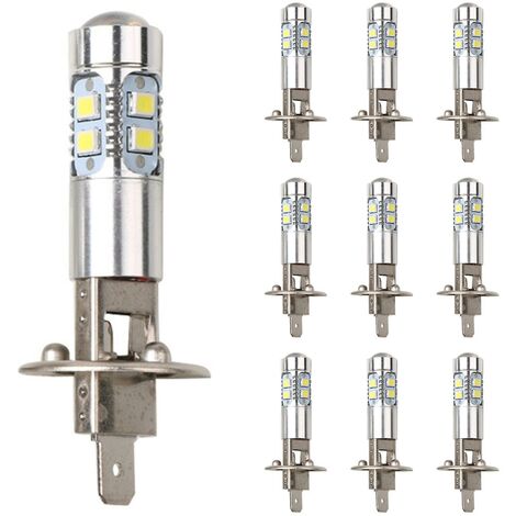 10 Stück 100 W H1 LED-Lampen Scheinwerfer 6000 K Super Auto Fernlicht Nebelscheinwerfer Lauflicht Motorrad L