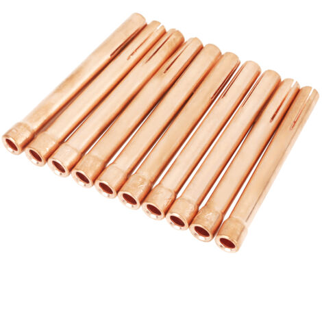 10 Stück 10N24 Spannzangen für WP-17/18/26 WIG-Schweißbrenner, 2,4 mm Durchmesser