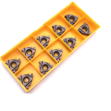 10 Stück 16IR AG60 VP15TF Hartmetalleinsätze CNC-Drehwerkzeuge mit Aufbewahrungsbox für die Halbbearbeitung und Endbearbeitung von Stahl