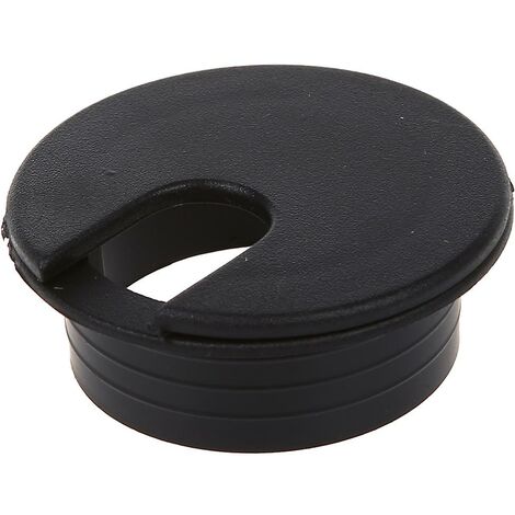 10 Stück 35 mm schwarze Kabeltülle, Kabelauslass, Schreibtisch, Tischdraht