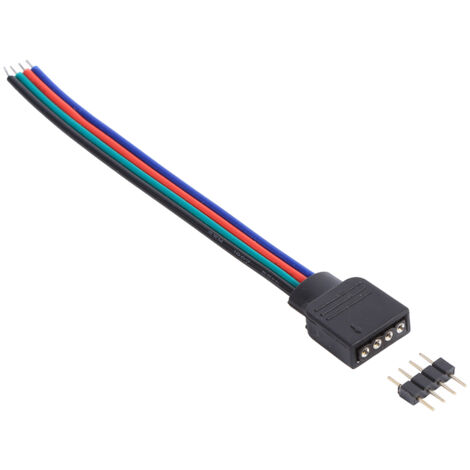 10 Stück 4-polige Stecker/Buchsen für SMD 3528 5050 LED-Streifen, Verbindungskabel