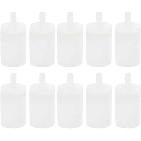 10 Stück ABS-Kraftstofffilter, Kraftstofffilter-Ersatz, passend für Husqvarna-Kettensägenteile, Gartenwerkzeug-Zubehör, fortschrittliche Fertigungstechnologie A