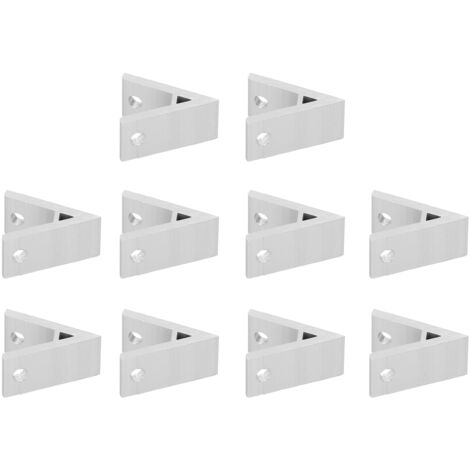 10 Stück Aluminium-Winkelverbinder, Industrieprofilzubehör 203040455060 30-45°