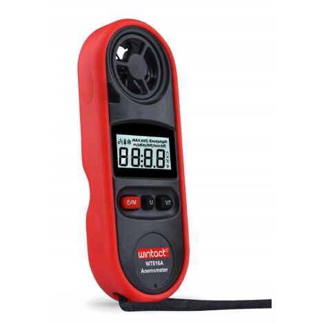 10 Stück ANEMOMETER ANEMOMETER WINDGESCHWINDIGKEIT METER LCD TEMPERATURMESSUNG