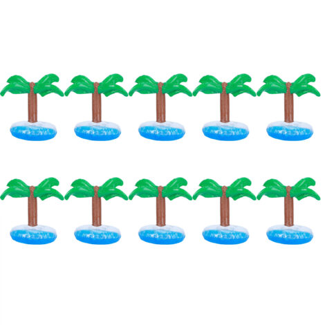 10 Stück aufblasbare PVC-Getränkehalter für Pool, Party und Strand