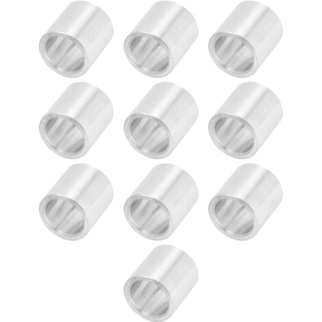 10 Stück Distanzstücke aus Aluminiumlegierung, 8 mm dicke Unterlegscheiben für die strukturelle Montage und Unterstützung