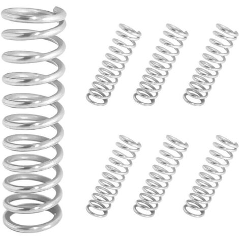 10 Stück Druckfedern, Edelstahl-Druckfeder, Metallfedern für Handwerksreparatur, 1,2 x 10 x 100 mm