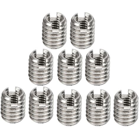 10 Stück Edelstahl-Gewindereduziermuffen für Reparatur und Umrüstung