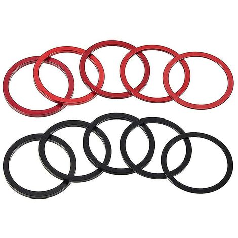 10 Stück Fahrrad 7 8 9 10 11 Gang Kassette Lenkradnabe Abstandshalter 1 mm 1,5 mm 2 mm 2,5 mm 3 mm Kurbel