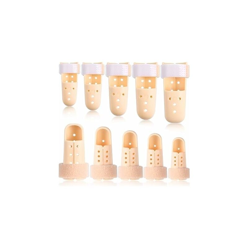 10 Stück Fingerschiene Mallet Fingerschiene Einstellbare Kick Stop Fingerverlängerungsschiene für Basketball-Fingergelenkschutz, 5 Größen | 08939835267017 10 Stück Fingerschiene Mallet Fingerschiene Einstellbare Kick Stop Fingerverlängerungsschiene für Basketball-Fingergelenkschutz, 5 Größen | 08939835267017