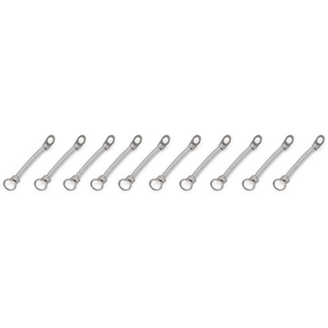 10 Stück geschlossene kieferorthopädische Federn aus NiTi, zahnärztliches Zubehör 0,012 x 12 mm für zahnärztliche Apparaturen
