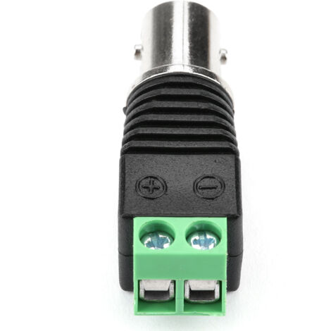 10 Stück grüne BNC-Koaxialstecker (weiblich) für CCTV-Videokameras