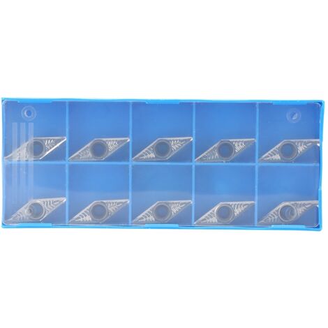 10 Stück Hartmetall-Schneidplatten VCGT160408-AK H01 und VCGT332-AK für Metalldreh- und Fräsmaschinen
