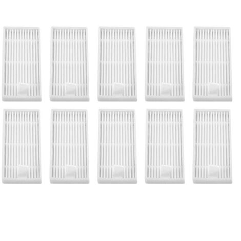 10 Stück HEPA-Ersatzfilter für ILIFE v1 v5 v5 v3 v3 Saugroboter (Filtrationsteile, Ersatzteile)