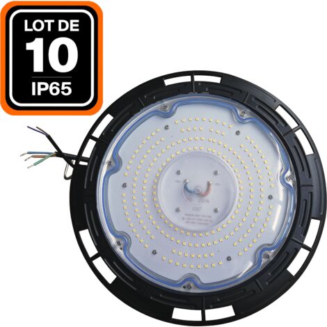 10 Stück HIGH BAY UFO 150W IP65 Kaltweiß 6000K Industrie-Pendelleuchten