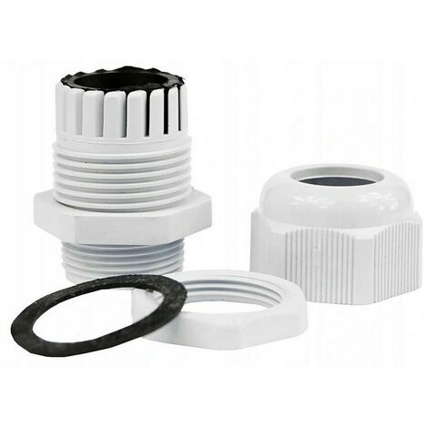 10 Stück Kabelverschraubungen einstellbare 16-21mm Kabeldurchführungen M32x1,5 IP68 wasserdicht Grau