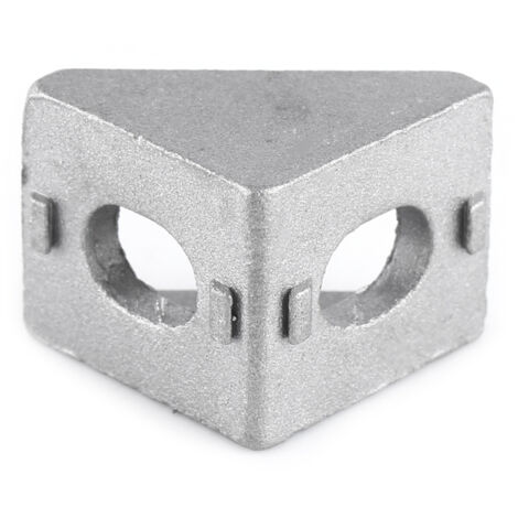 10 Stück L-förmige Eckverbinder aus Aluminiumlegierung, rechtwinklige Befestigungsclips 20x20 mm