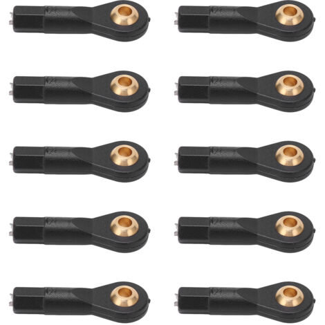 10 Stück M2-Pleuelstangenköpfe aus leichtem und robustem Kunststoff für 1/10- und 1/12-RC-Lenkungen