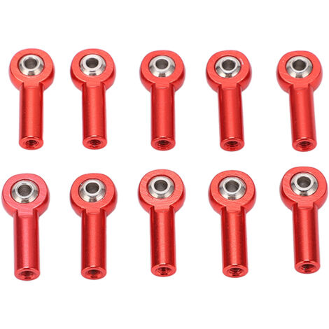 10 Stück M3 26mm Aluminium-Kugelgelenkeinsätze für 1/10 1/8 RC-Cars