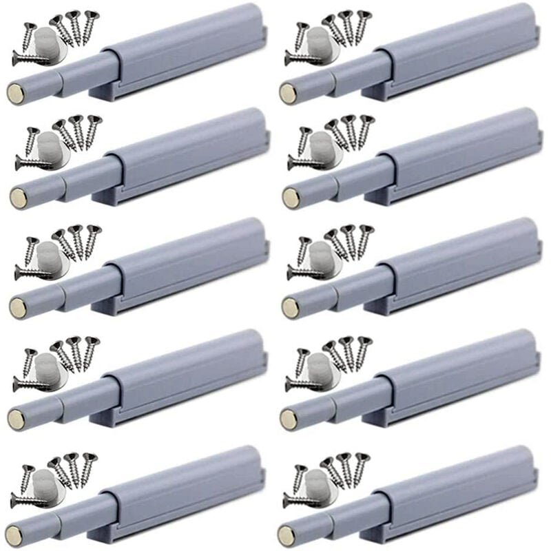10 Stück Push to Open TüröffnerMagnetische Türschnäpper Entriegelungsriegel mit Schrauben für Möbel | 08131010849470 10 Stück Push to Open TüröffnerMagnetische Türschnäpper Entriegelungsriegel mit Schrauben für Möbel | 08131010849470