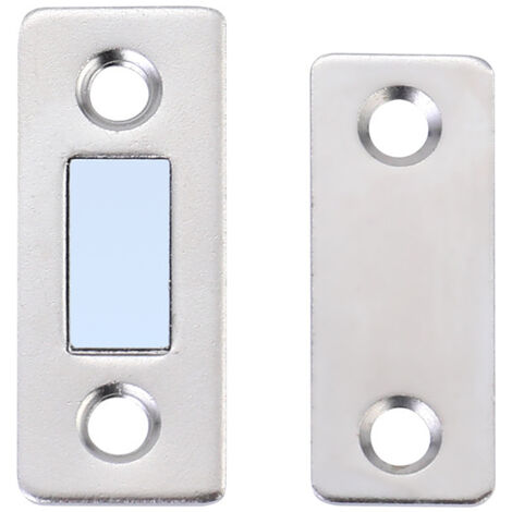 10 Stück Magnetriegel für Schranktüren, ultradünne magnetische Schnalle, Möbeltürschloss für Schiebetüren, Schubladen, Fenster, Schränke