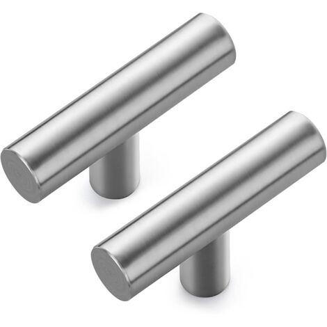 10 Stück Schrankgriffe aus Edelstahl, 50 mm Möbelgriff