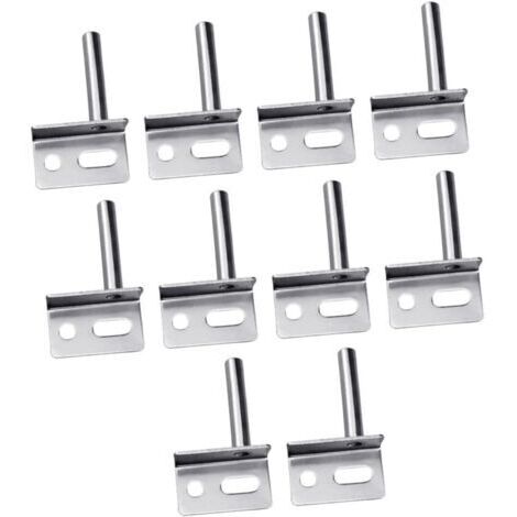 10 Stück Schwere Scharniere für Holztüren Scharnierstift Silberfinish Einfache Installation Vielseitige Verwendung für Innen- und Gewerbetüren