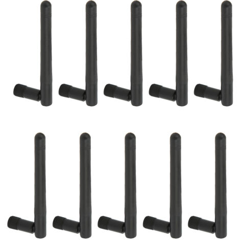 10 Stück SMA-Steckerantenne mit internem Stift, omnidirektional, hohe Verstärkung, verstellbar und drehbar, für den Außenbereich