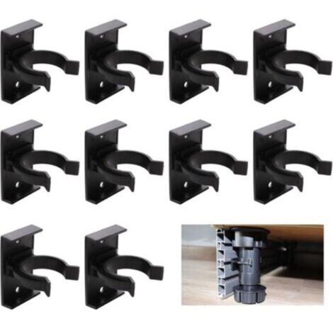 10 Stück Sockelleistenclips für die Küche, Sockelleistenbefestigungen mit Halterungen, Sockelleisten für Sofas, Tische, Betten, TV-Ständer