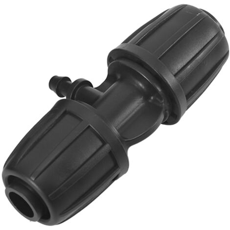 10 Stück T-Verbinder mit Widerhaken, 16 mm auf 4/7 Zoll, für PE-Gartenbewässerungsschläuche
