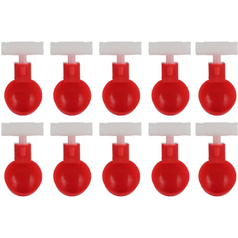 10 Stück Tränken mit Auslauf für Geflügel, automatische Befüllung, auslaufsicher, Trinknapf für Tauben, Enten und Vögel, G1/2-Gewinde