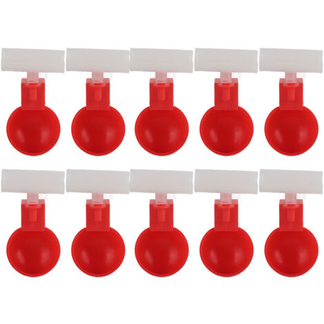 10 Stück Tränken mit Auslauf für Geflügel, automatische Befüllung, auslaufsicher, Trinknapf für Tauben, Enten und Vögel, G3/4-Gewinde